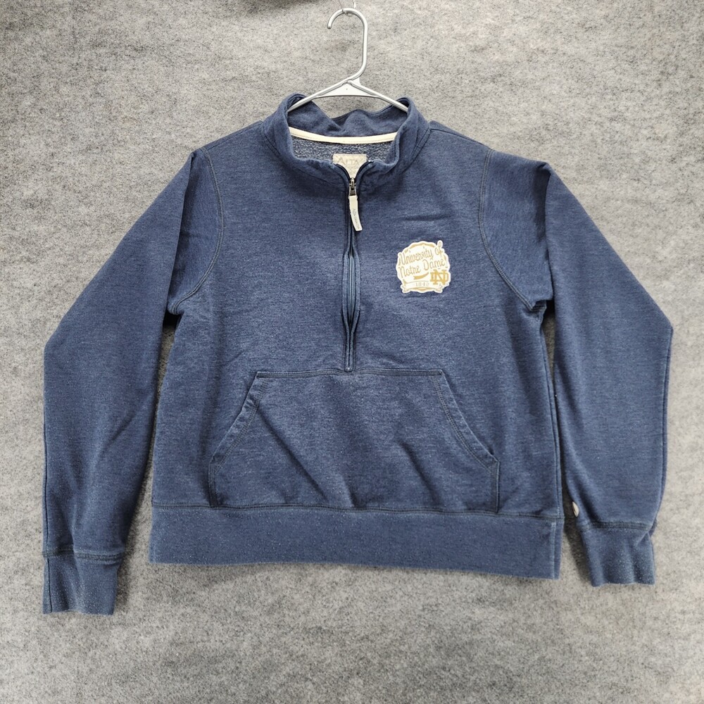 Notre Dame Sweatshirt Womens Extra Large 1/2 Zip Alta Gracia Fighting Irish